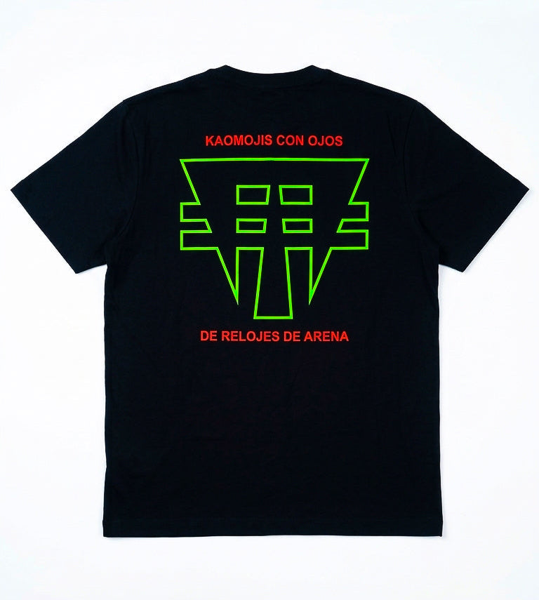 TEE KAOMOJIS RELOJES NEGRA