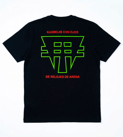 TEE KAOMOJIS RELOJES NEGRA