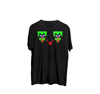 TEE KAOMOJIS PAYASOS NEGRA